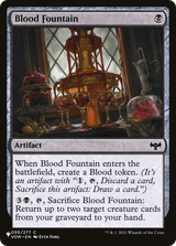 Blood Fountain [The List] - Magic: The Gathering