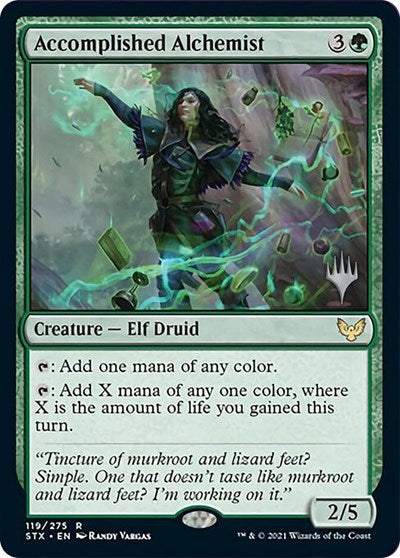 Accomplished Alchemist (Promo Pack) [Strixhaven: School of Mages Promos] - Magic: The Gathering