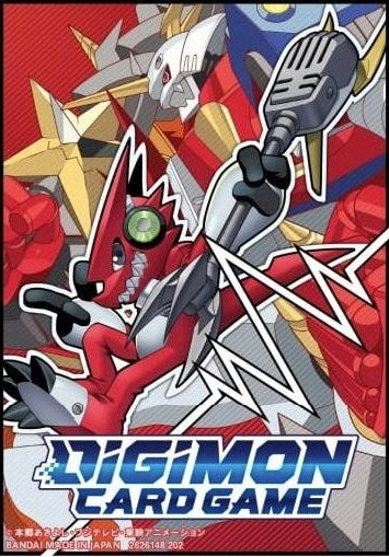 Digimon TCG: Official Card Sleeves (Shoutmon & OmegaShoutmon) - Digimon