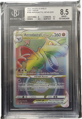 Aerodactyl VStar (199/196) [Sword & Shield: Lost Origin] Graded BGS 8.5