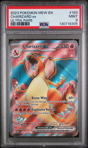 Charizard EX (183/165) [Scarlet & Violet: 151] Graded PSA 9