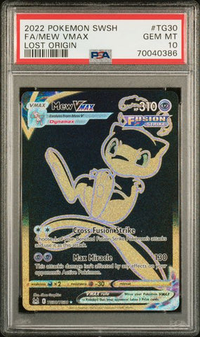 Mew Vmax (TG30/TG30) [Sword & Shield: Lost Origin] Graded PSA 10