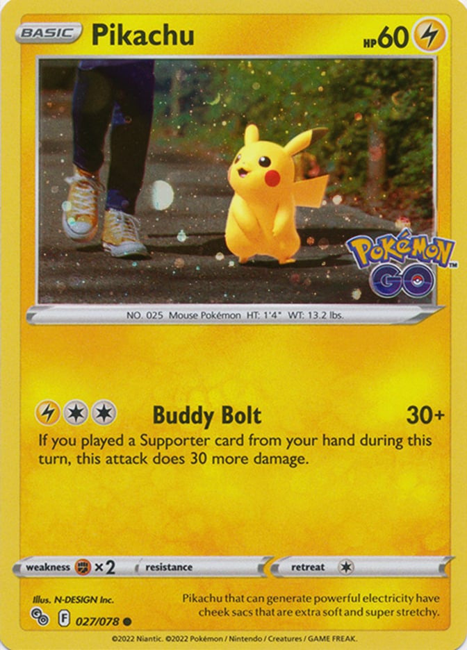 Pikachu - 027/078 (Cosmos Holo)
