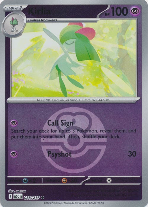Kirlia (Love Ball)