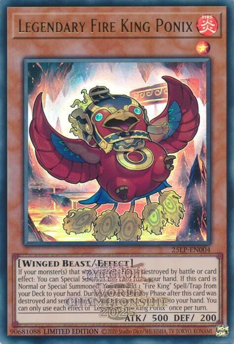Legendary Fire King Ponix (EUR)