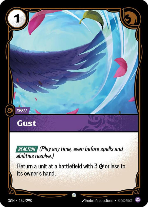 Gust (OGN 169/298) - Riftbound: League of Legends TCG