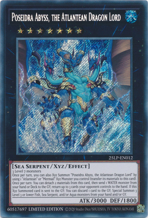 Poseidra Abyss, the Atlantean Dragon Lord (Secret Rare)