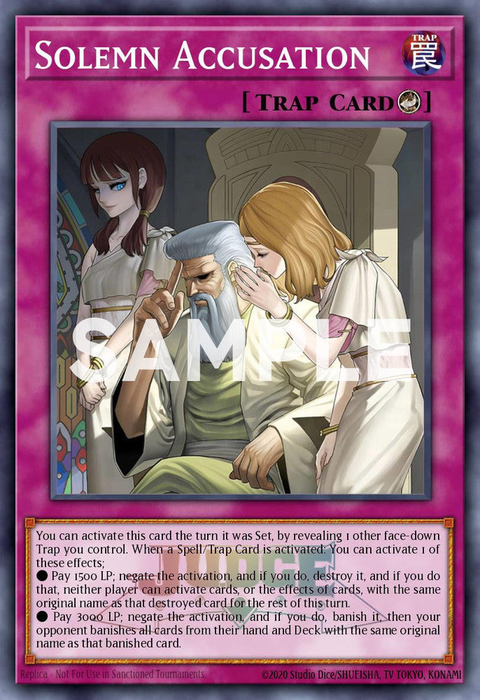 Solemn Accusation (Judge Stamp)