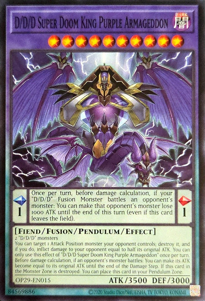 D/D/D Super Doom King Purple Armageddon