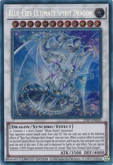 Blue-Eyes Ultimate Spirit Dragon (Secret Rare)