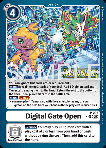 Digital Gate Open - P-206 (Store Tournament 2025 Vol.4 Winner Pack)