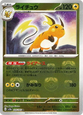 Raichu (Master Ball Pattern)