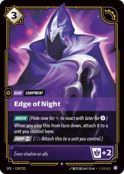Edge of Night (SFD 139/221) - Riftbound: League of Legends TCG