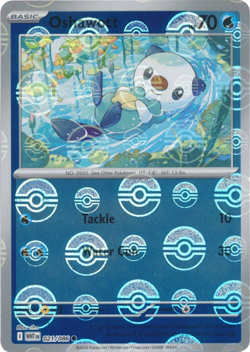 Oshawott (Poke Ball Pattern)