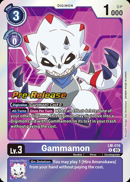 Gammamon (English Exclusive)