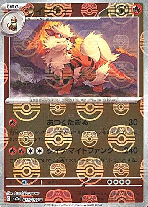 Arcanine (Master Ball Pattern)