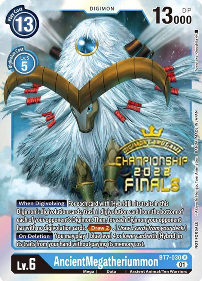AncientMegatheriummon (2022 Championship Finals Event Pack)