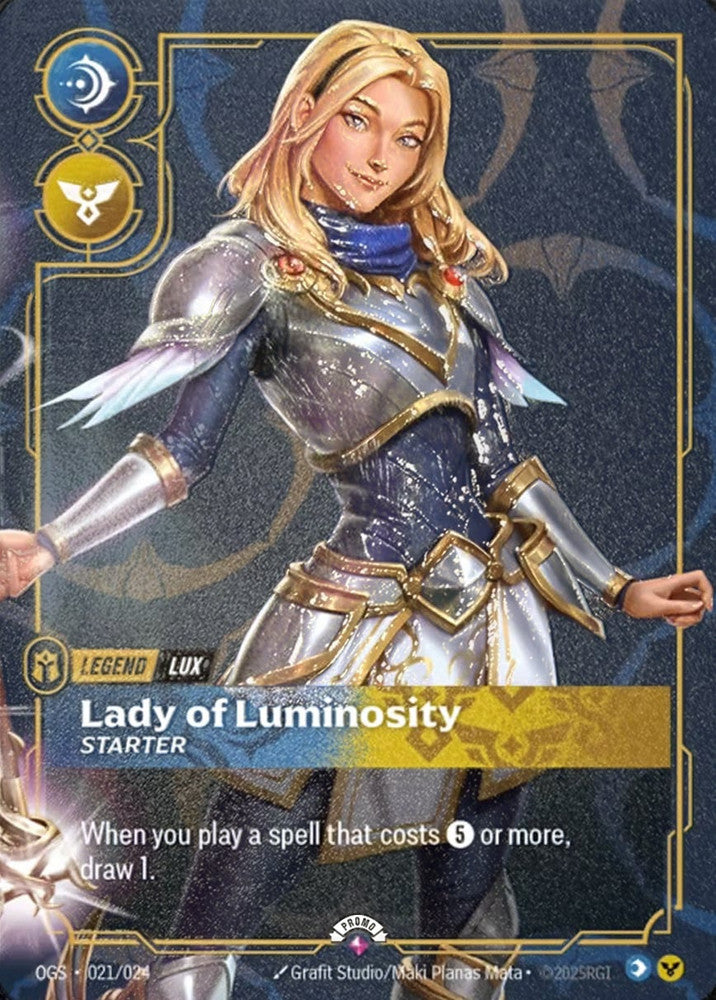 Lux, Lady of Luminosity (Metal) (Prize Wall)