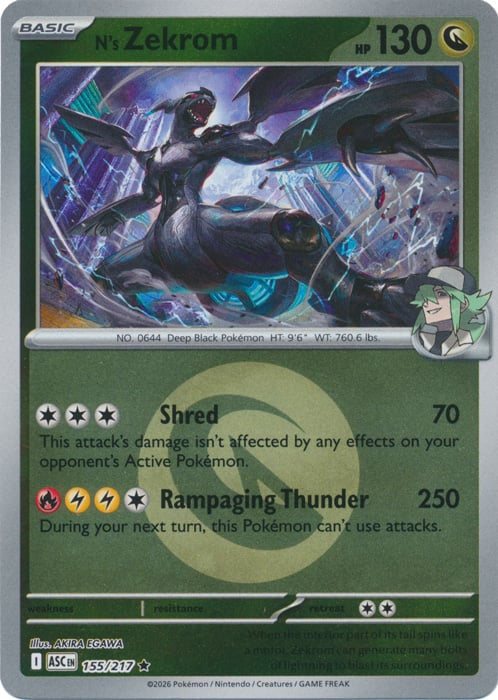 N's Zekrom (Energy Symbol Pattern)