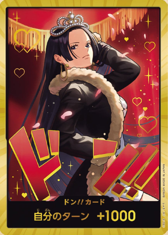 DON!! Card (Boa Hancock) (Gold)