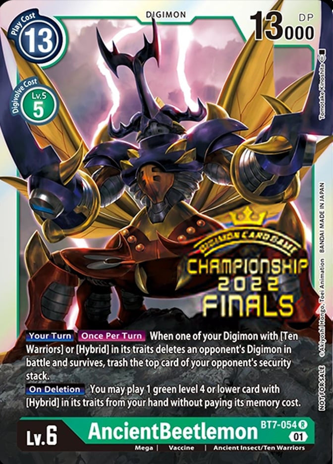 AncientBeetlemon (2022 Championship Finals Event Pack)
