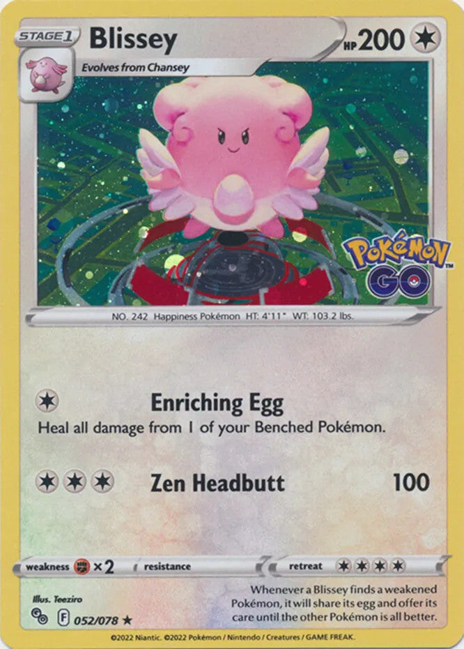 Blissey - 052/078 (Cosmos Holo)