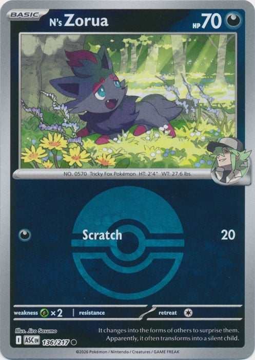 N's Zorua (Poke Ball)