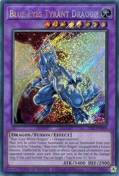 Blue-Eyes Tyrant Dragon (Secret Rare)