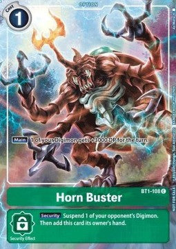 Horn Buster - BT1-108 (Tamer's Evolution Box)
