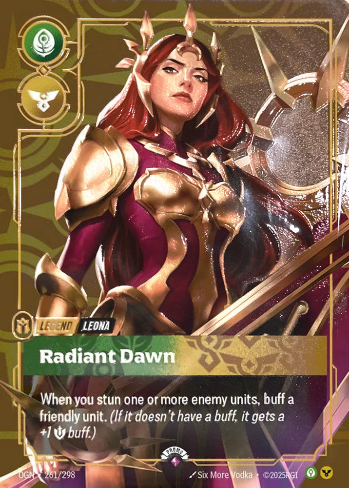 Leona, Radiant Dawn (Metal) (Prize Wall)