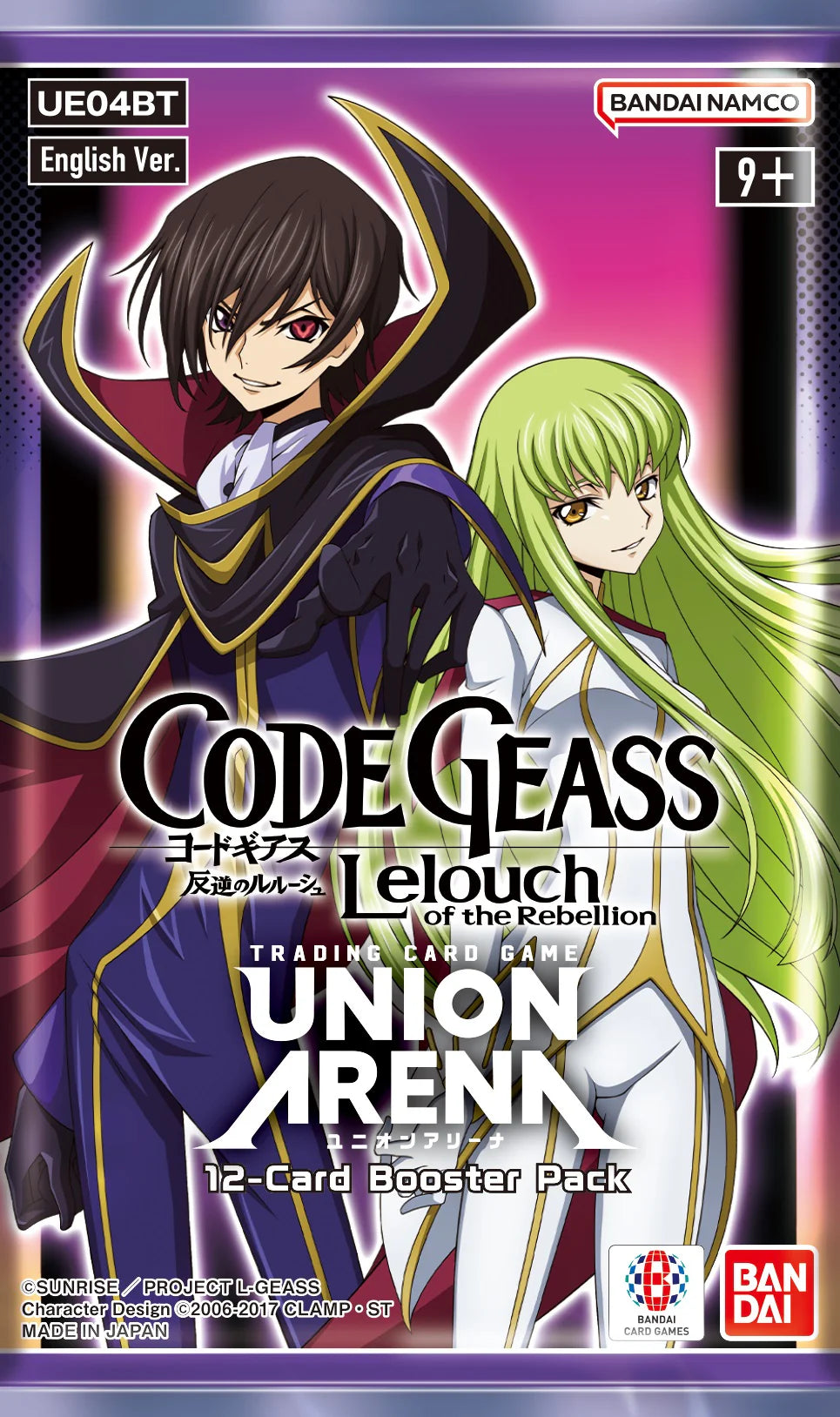Union Arena - Code Geass Lelouch of the Rebellion Vol.2 - Booster Pack [UEX03BT]