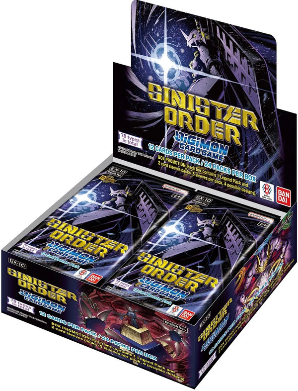 Digimon Sinister Order - Booster Box [EX10] - Digimon