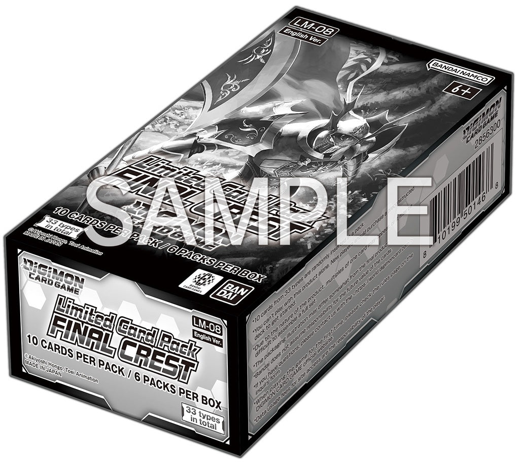 Limited Card Pack -  Digimon Final Crest LM-08 Pre-Order