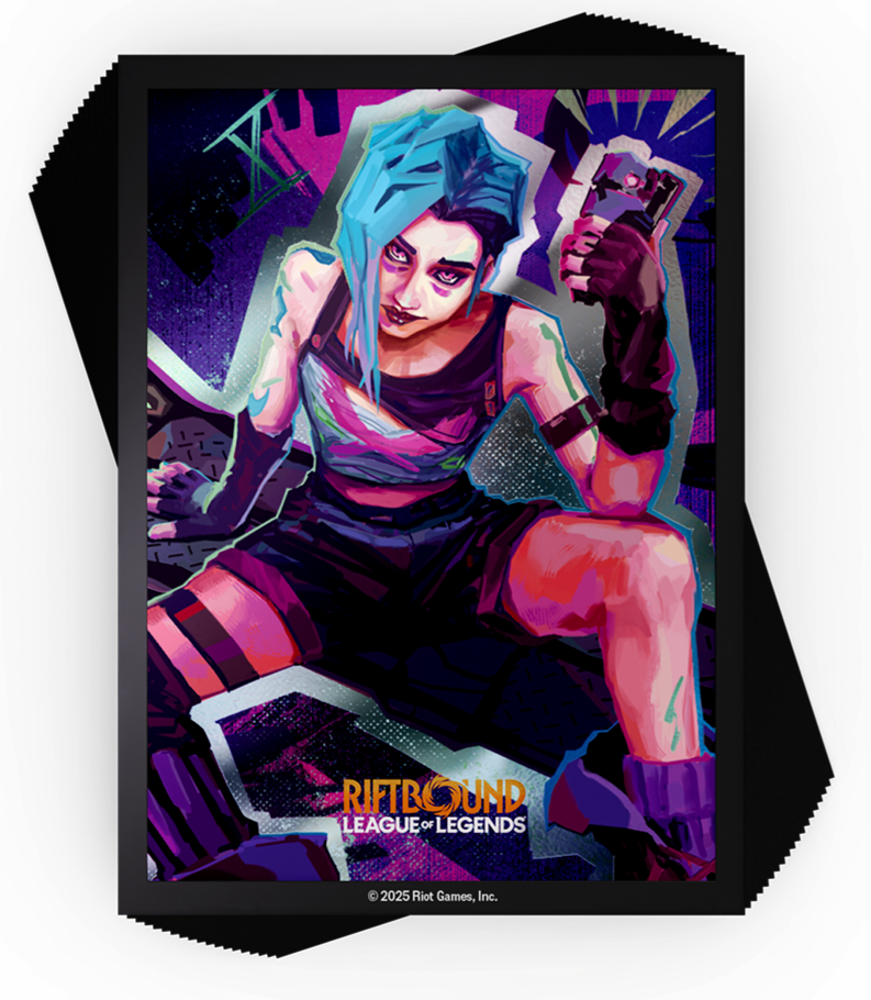 Riftbound League of Legends - Sleeves (Jinx)