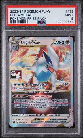 Lugia VStar (139/195) [Pokemon Play! Prize Pack] Graded PSA 9
