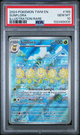 Sunflora (169/167) [English: TWILIGHT MASQUERADE] Graded PSA 10 - Pokémon