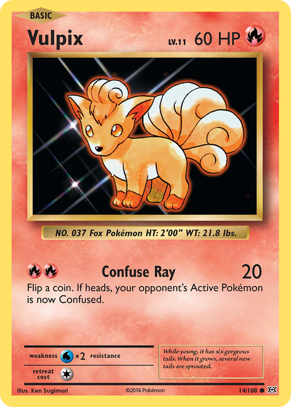 Vulpix (14/108) [XY: Evolutions] - Pokémon