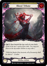 Blood Tribute (Yellow) [MON216] 1st Edition Normal - Flesh And Blood