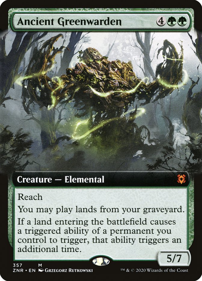 Ancient Greenwarden (Extended) [Zendikar Rising Extended Art]