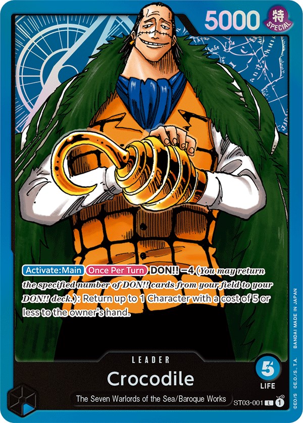 Crocodile (001) [Starter Deck: The Seven Warlords of The Sea] - Bandai