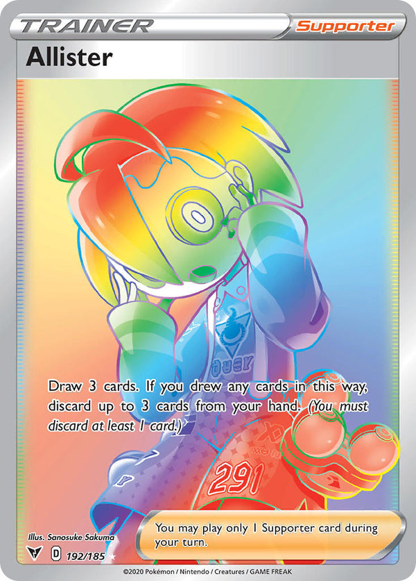 Allister (192/185) [Sword & Shield: Vivid Voltage] - Pokémon