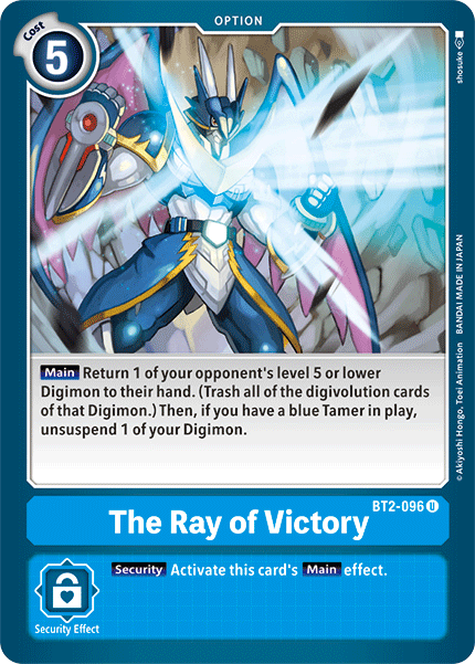 The Ray of Victory [BT2-096] [Release Special Booster Ver.1.5] - Digimon
