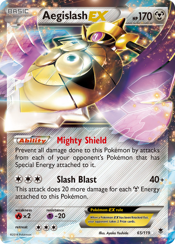 Aegislash EX (65/119) [XY: Phantom Forces] - Pokémon