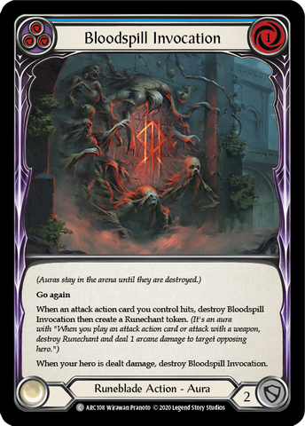 Bloodspill Invocation (Blue) [ARC108] Unlimited Normal