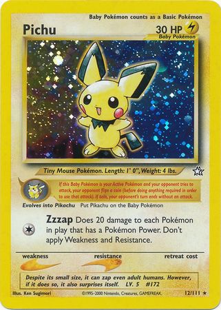 Pichu (12/111) [Neo Genesis Unlimited] - Pokémon