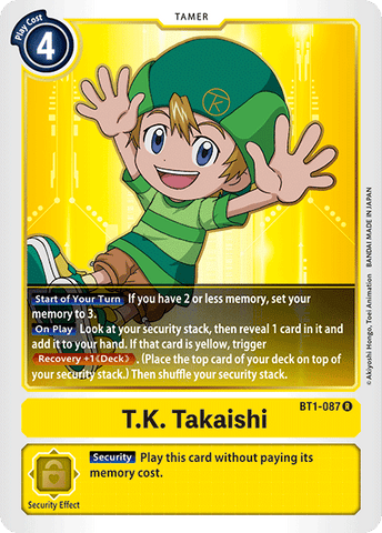 T.K. Takaishi [BT1-087] [Release Booster Ver.1.0]