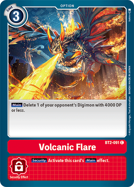 Volcanic Flare [BT2-091] [Release Special Booster Ver.1.5] - Digimon