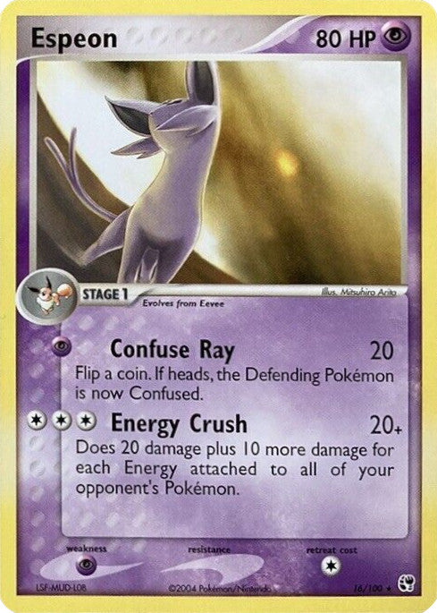 Espeon (16/100) [EX: Battle Stadium] - Pokémon