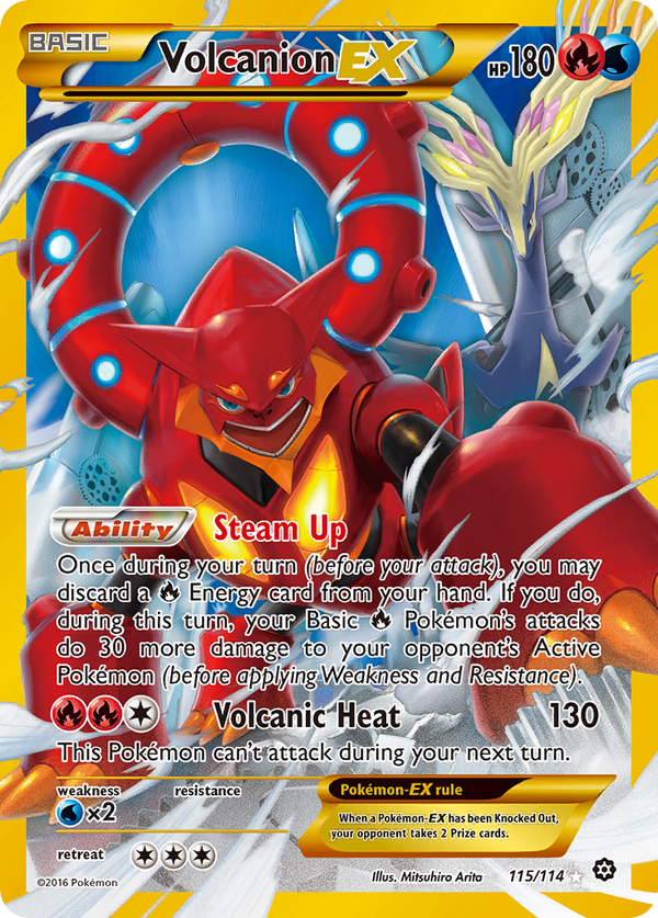 Volcanion EX (115/114) [XY: Steam Siege] - Pokémon
