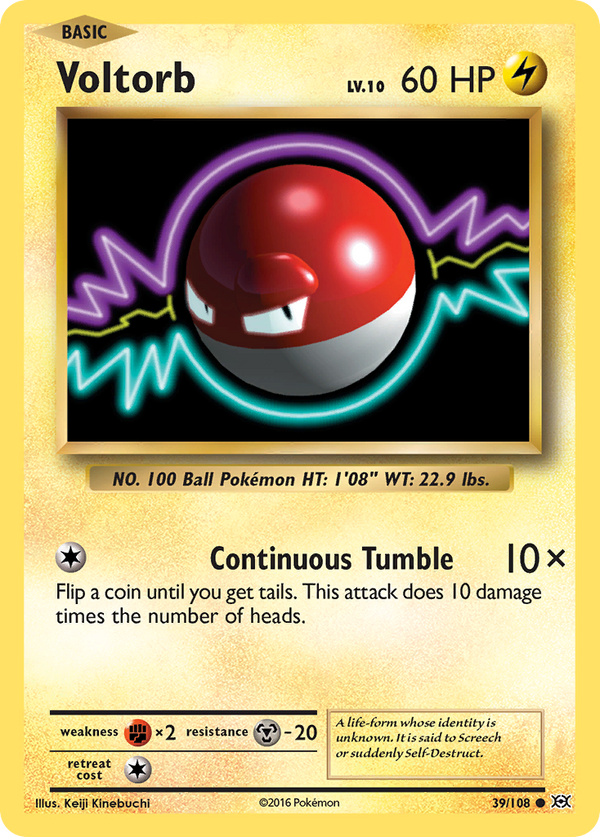 Voltorb (39/108) [XY: Evolutions] - Pokémon
